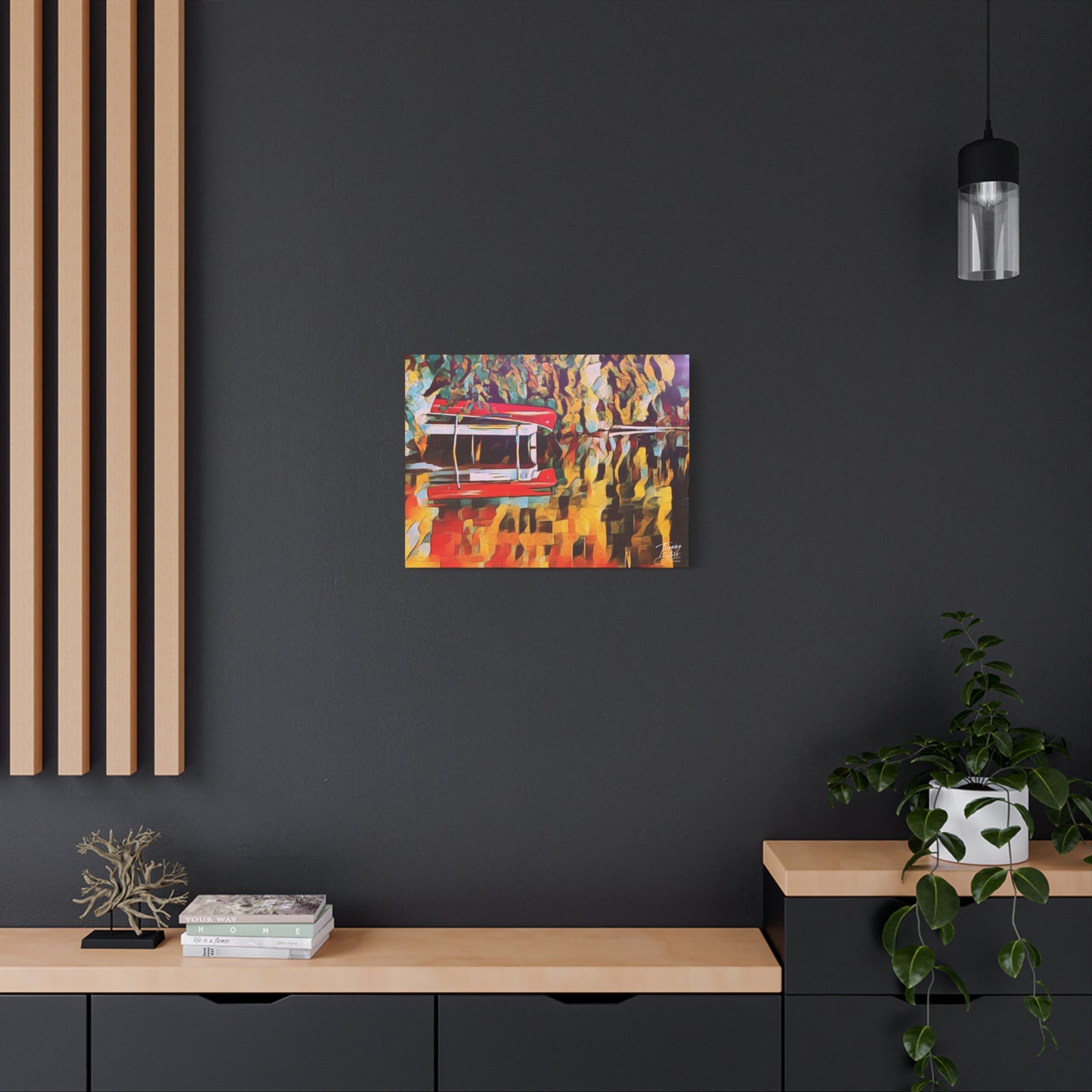 'Waiting' Quebec, Canada - Stretched Canvas