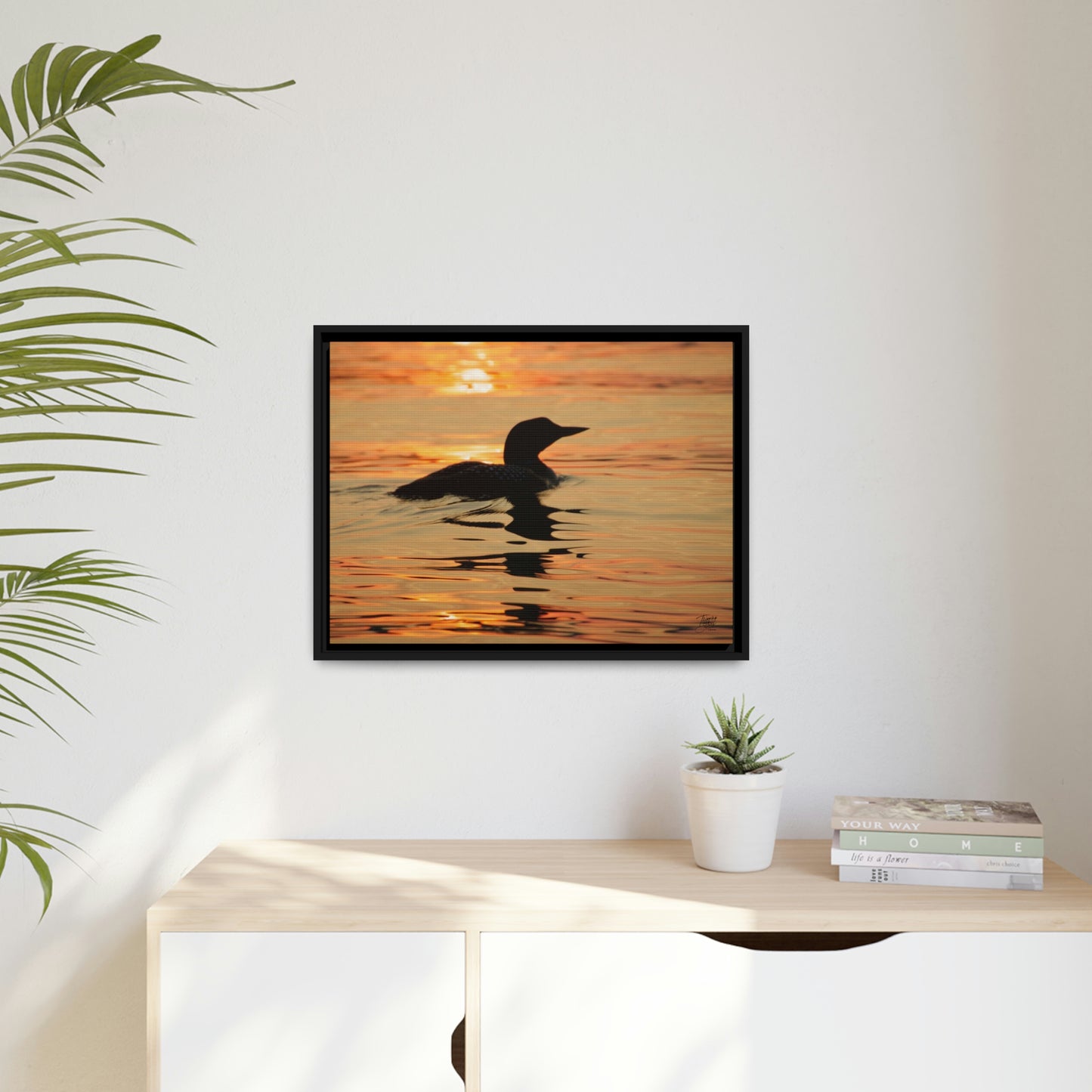 'Silhouette'  - Gallery Framed Canvas Wrap