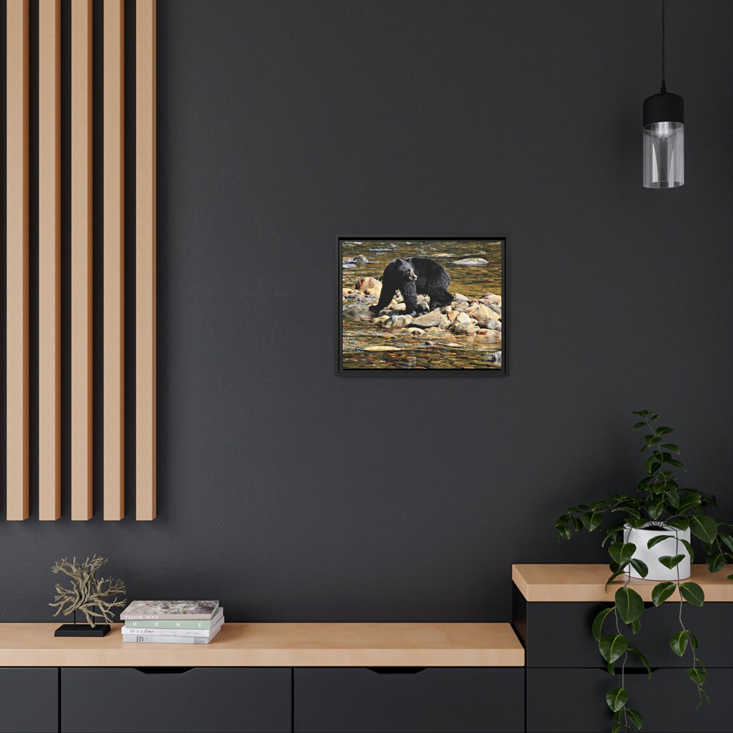 'I See You' Bella Bella, BC  - Gallery Framed Canvas Wrap