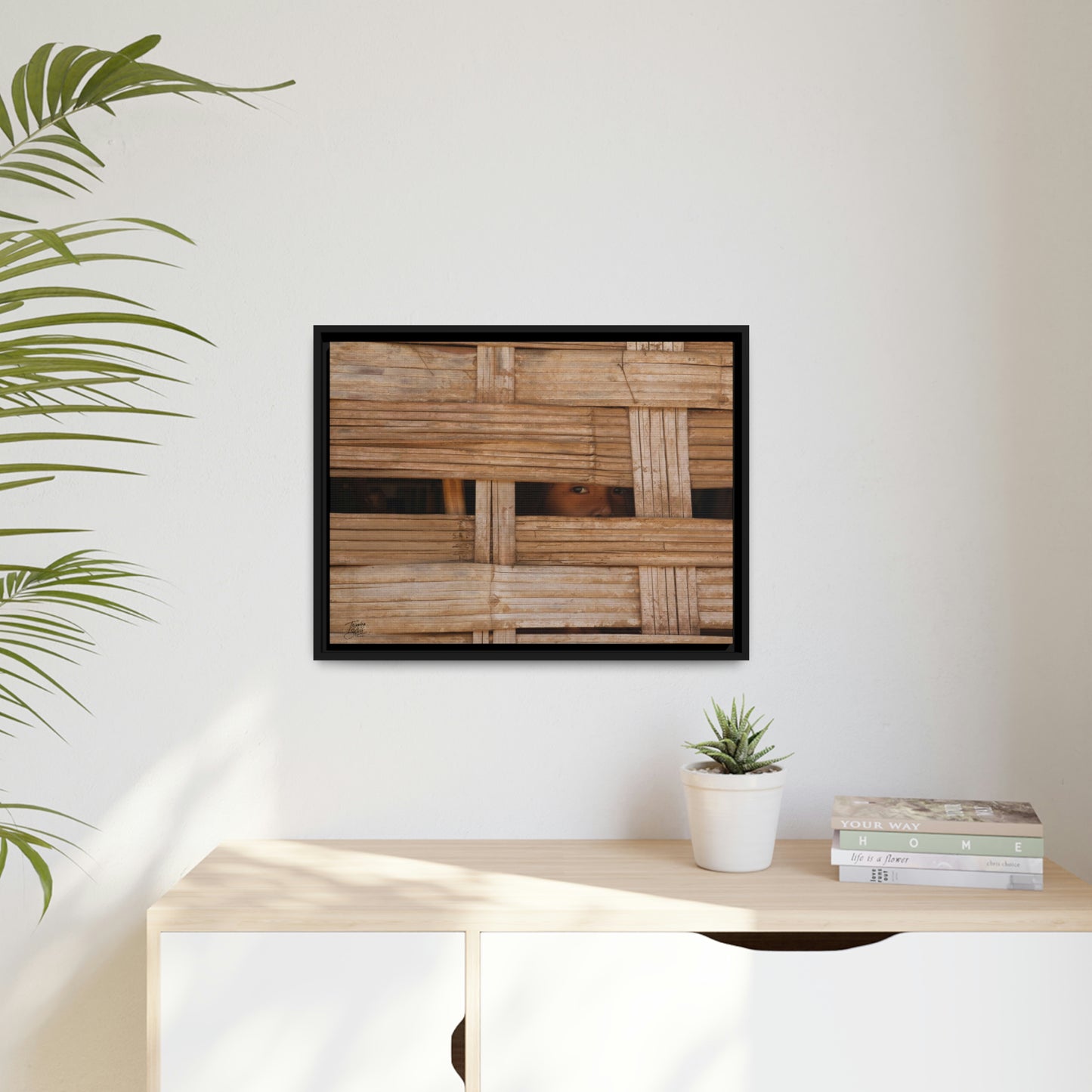 'Curiosity' Loas - Gallery Framed Canvas Wrap