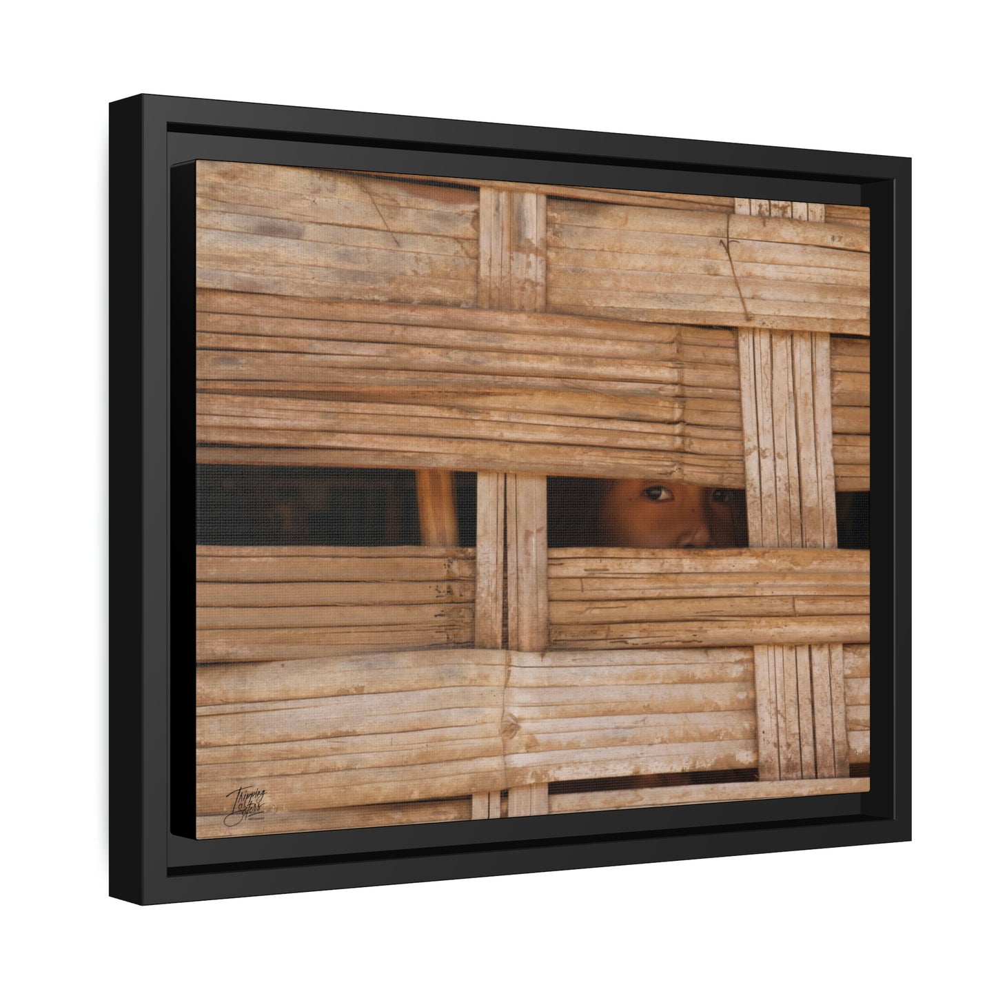 'Curiosity' Loas - Gallery Framed Canvas Wrap