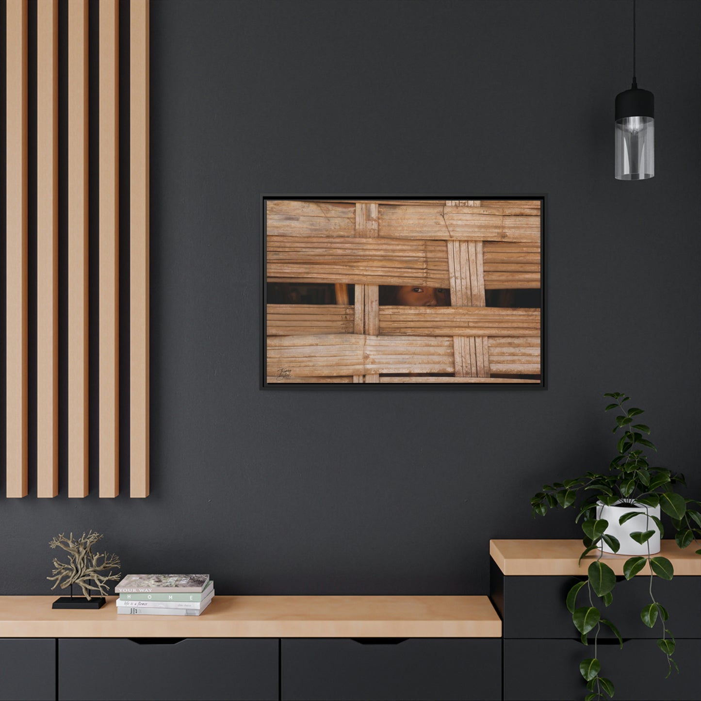 'Curiosity' Loas - Gallery Framed Canvas Wrap