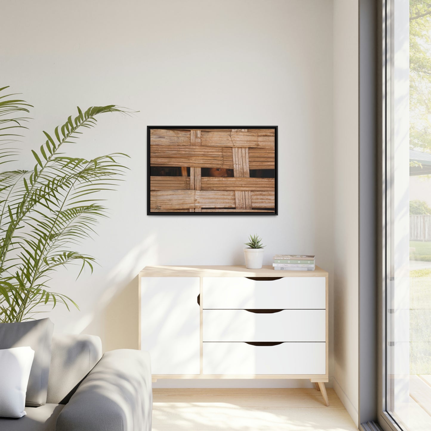 'Curiosity' Loas - Gallery Framed Canvas Wrap