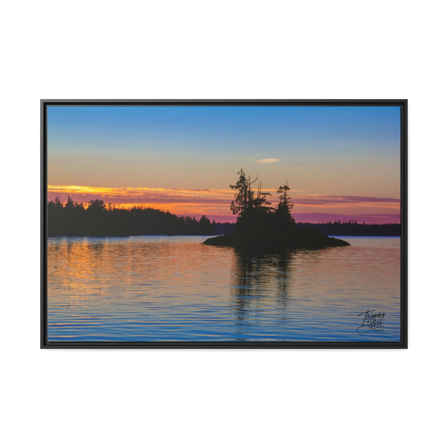 'Tranquility' - Bella Bella, BC  - Gallery Framed Canvas Wrap