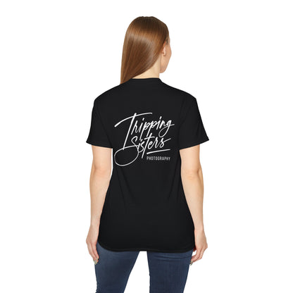 'Tripping Sisters' Logo (back) - Unisex Ultra Cotton Tee