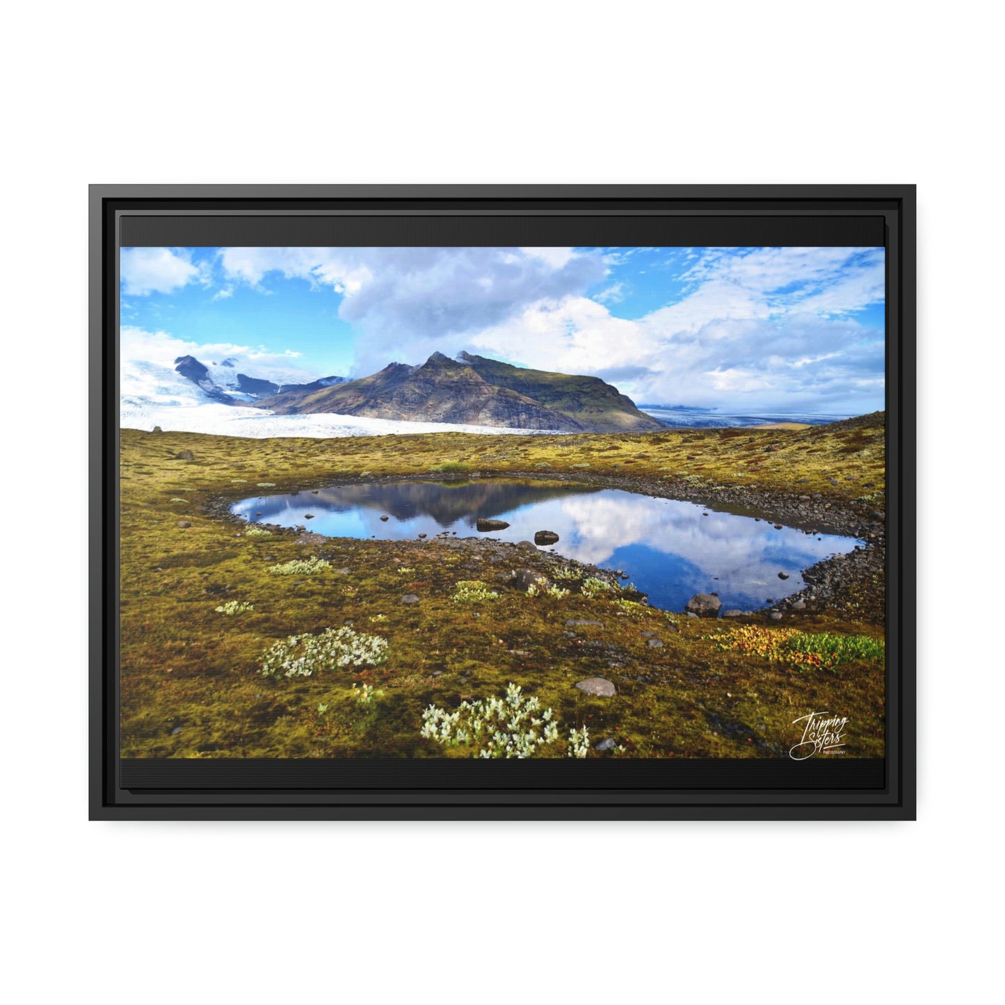'Reflections' Iceland  - Gallery Framed Canvas Wrap