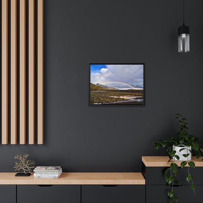 'Parting of the Clouds' Iceland  - Gallery Framed Canvas Wrap