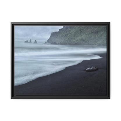 'Last Light' Dyrholaey Beach, Iceland  - Gallery Framed Canvas Wrap