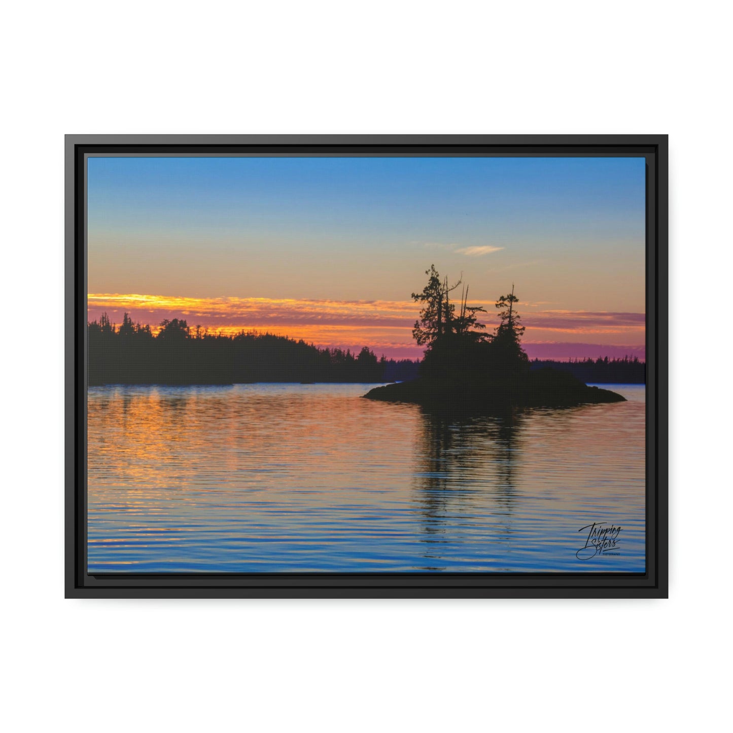'Tranquility' - Bella Bella, BC  - Gallery Framed Canvas Wrap